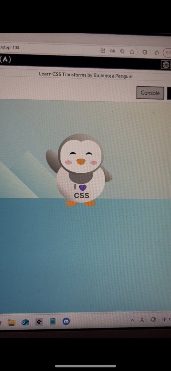 Himawarico29461's tweet image. やっとfreeCodeCampでのHTML/CSSの基礎を終えた!🐧
オリジナルwebサイトを作って復習しながらJavaScript の勉強も始めるぞ〜!