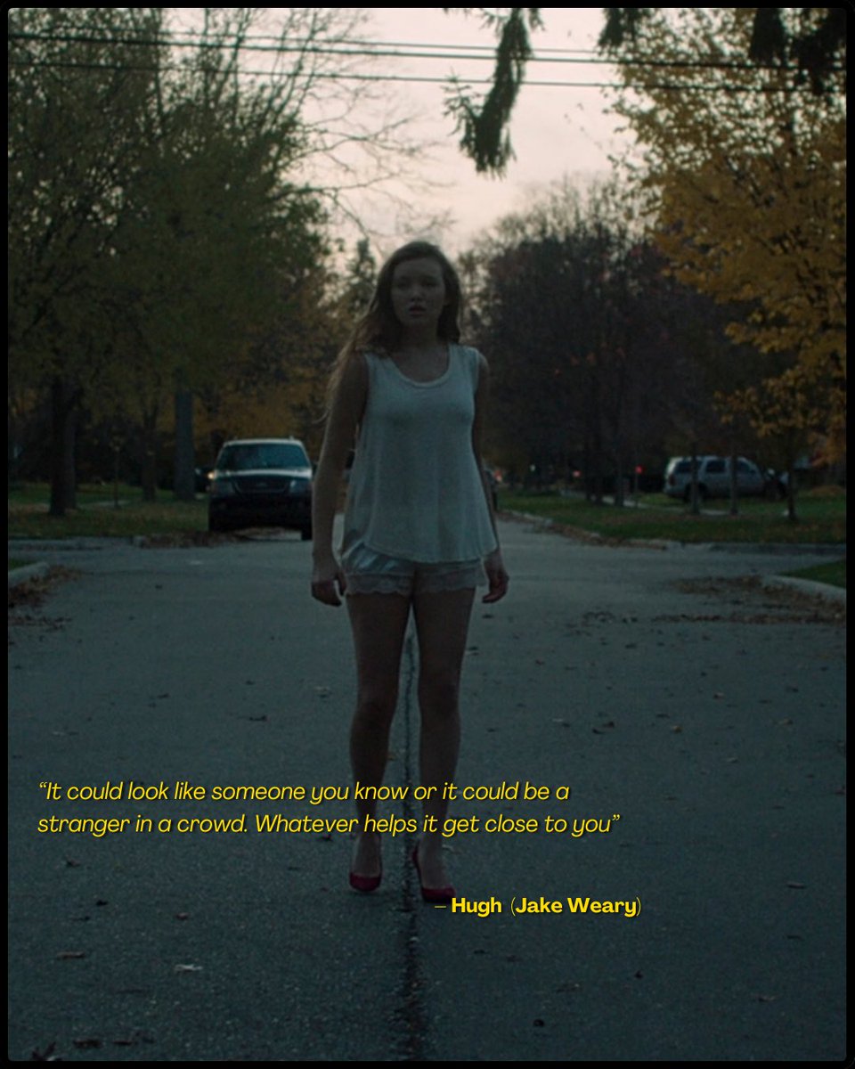 Localizing_St's tweet image. It Follows redefine el terror: más allá de los sustos, explora la culpa, el deseo y el miedo que nunca deja de seguirte.
Un clásico moderno con estética hipnótica y sonido envolvente.
#ViernesDeArte #ItFollows #LocalizingStudio #AlmanaqueCinéfilo