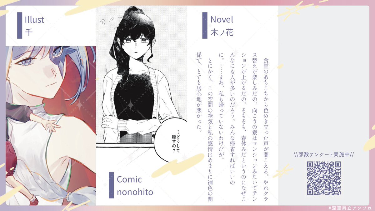 mfenmf・knmzkn両立アンソロジー企画 tweet media