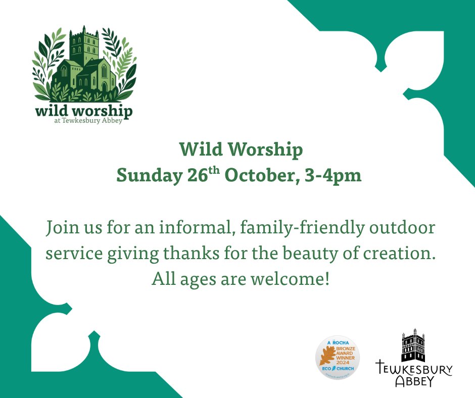Join us for Wild Worship on Sunday, 26 Oct, 3-4pm. An informal, family-friendly outdoor service, all ages welcome!

Begin in the Abbey with a story and prayers under the moon, then move outside for a cosy campfire. Enjoy toasting crumpets, decorating stars and making telescopes.