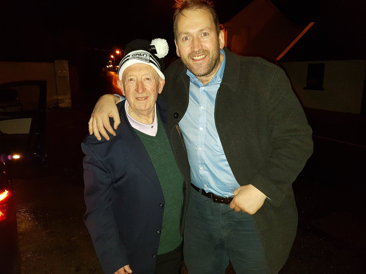 Had the pleasure to spend some great evenings with <a href="/BorrisokaneGAA/">Borrisokane GAA</a> <a href="/TipperaryGAA/">Tipperary GAA</a> icon 'Mackey' McKenna. The conversation flowed freely between Tipp's golden hurling era in the sixties &amp; the work we were doing to shine a light on players emotional health. Go well Mackey a chara🙏