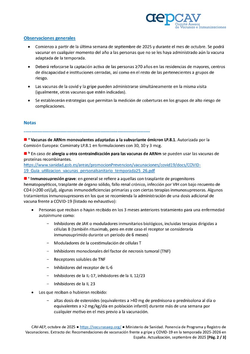 Comité Vacunas e Inmunizaciones-AEP tweet media