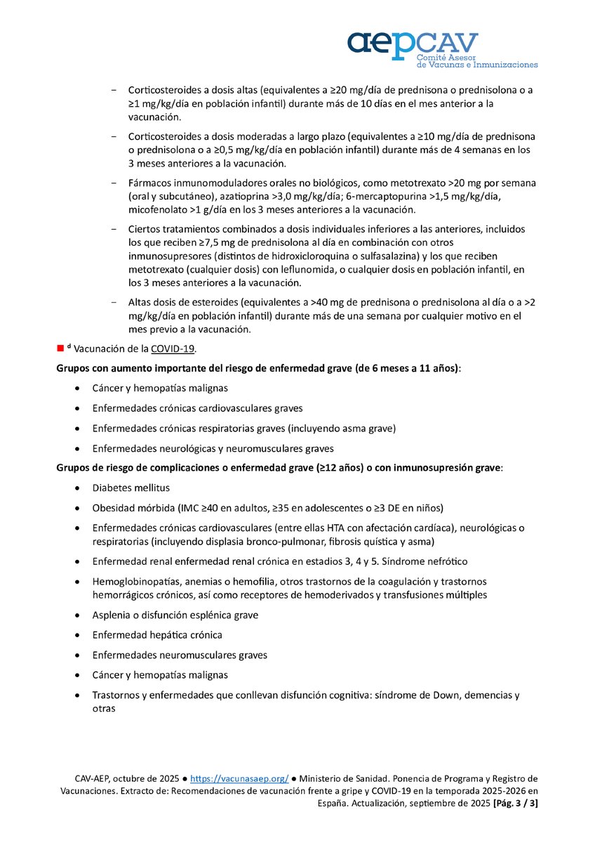 Comité Vacunas e Inmunizaciones-AEP tweet media