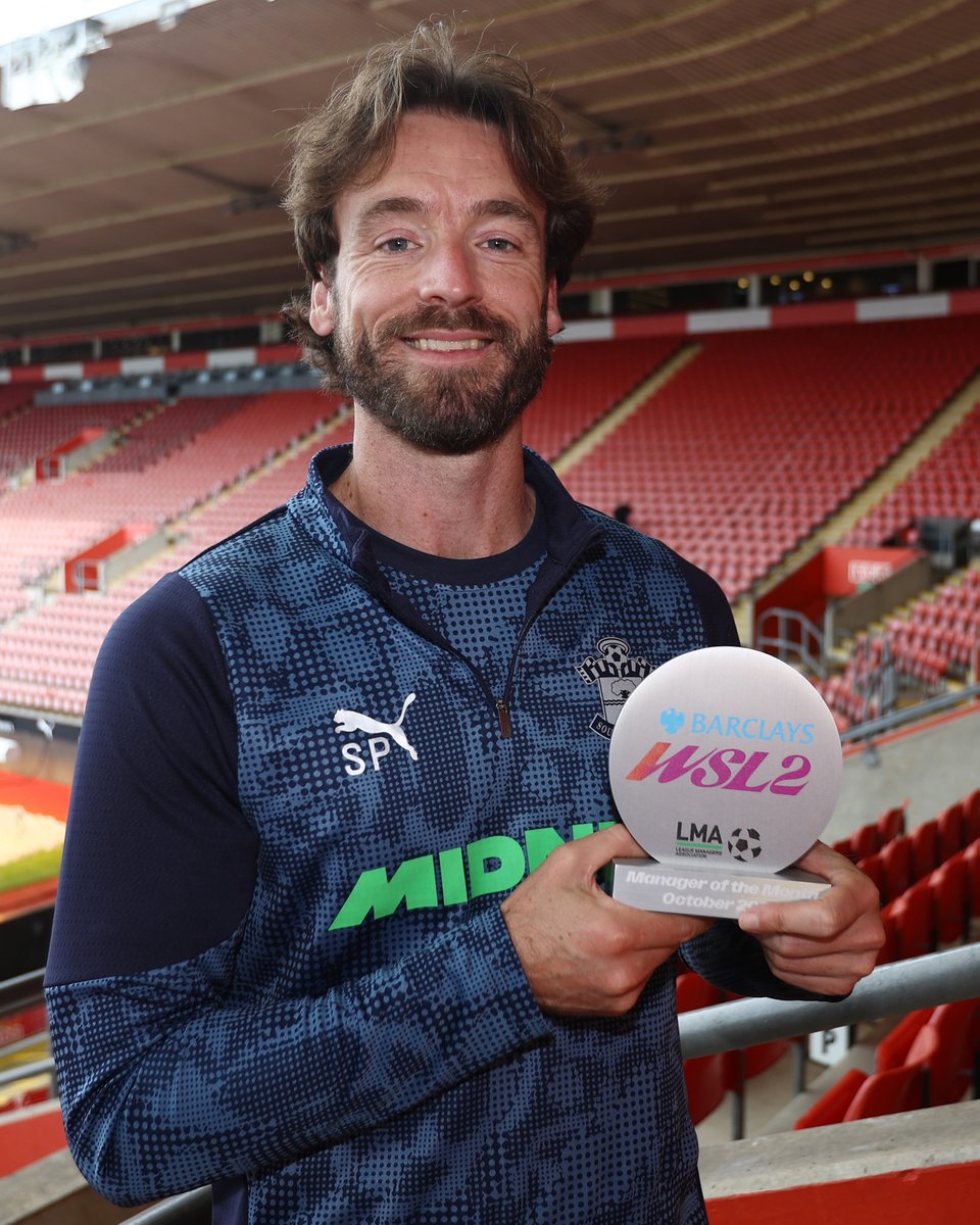 Presenting... the #BarclaysWSL2 October Manager of the Month 🤩

Congratulations, boss! 👉 sfcne.ws/ParkerMOTM