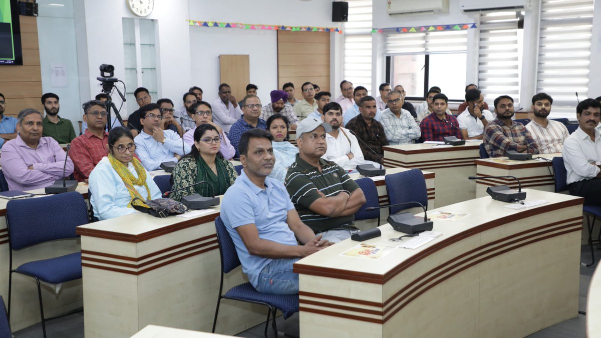ncert's tweet image. 𝐂𝐲𝐛𝐞𝐫 𝐀𝐰𝐚𝐫𝐞𝐧𝐞𝐬𝐬 𝐏𝐫𝐨𝐠𝐫𝐚𝐦𝐦𝐞 𝐚𝐭 𝐍𝐂𝐄𝐑𝐓 𝐢𝐧 𝐂𝐨𝐥𝐥𝐚𝐛𝐨𝐫𝐚𝐭𝐢𝐨𝐧 𝐰𝐢𝐭𝐡 𝐃𝐞𝐥𝐡𝐢 𝐏𝐨𝐥𝐢𝐜𝐞
As a prelude to Vigilance Awareness Week-2025, the Vigilance and Legal Section of the NCERT organized a Cyber Awareness Programme in collaboration…