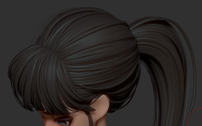 Nesivart's tweet image. Hair tutorial is underway! 😍