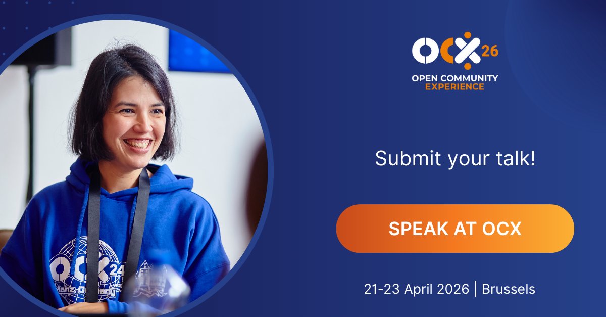 adoptium's tweet image. 📣 Speak at @ocxconference!
Are you shaping the future of open source Java? ☕
We’re looking for speakers from the Adoptium community and beyond to share insights on runtimes, performance, tooling, and the evolving Java ecosystem.
🎤 Submit your talk: hubs.la/Q03PtPVv0