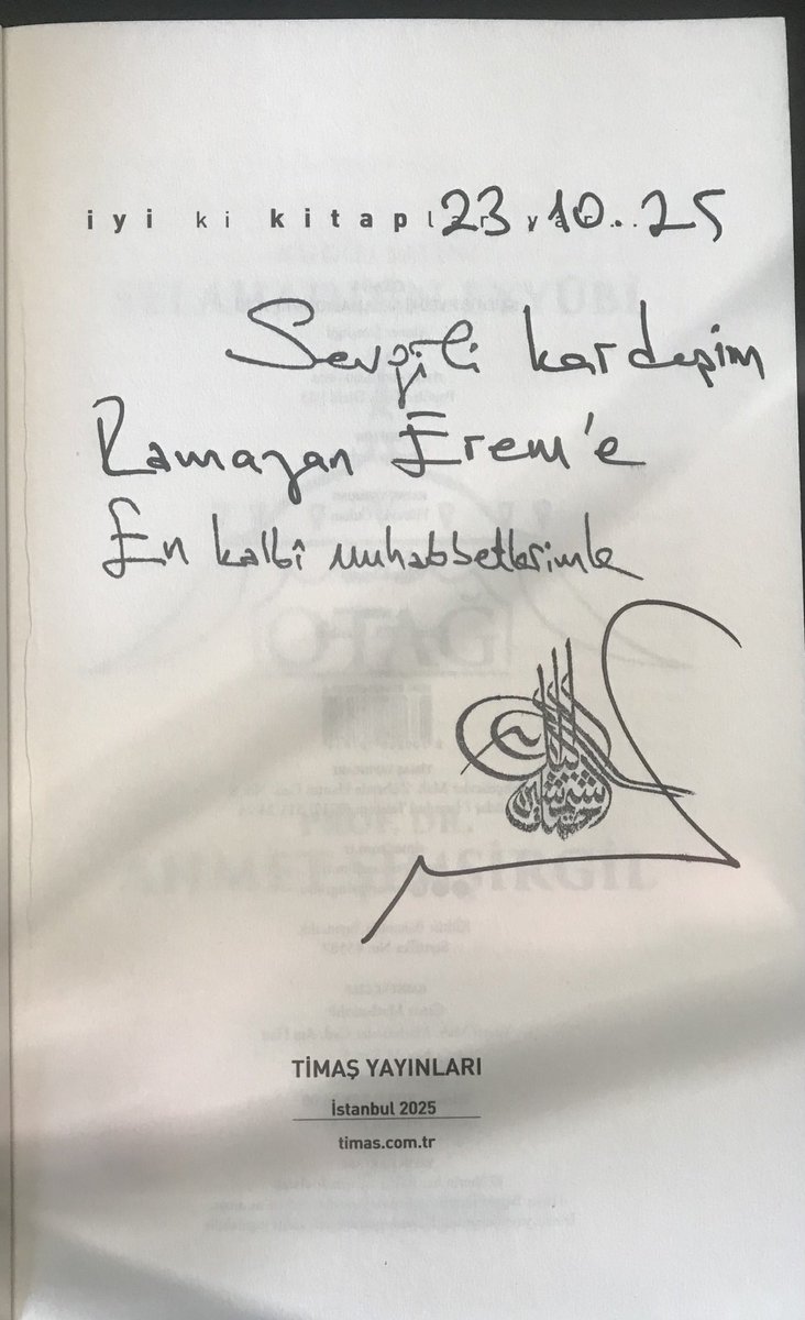 Mazimiz ile köprü kurabilmek,tarihi şahsiyetlere ve olaylara doğru pencereden  bakabilmek için tarihimizi doğru kaynaklardan okumak çok önemlidir. 

Bu hususta çok önemli eserler kaleme alan ⁦<a href="/ahmetsimsirgil/">Ahmet Şimşirgil</a>⁩ hocamıza bu kıymetli eseri için çok teşekkür ederiz.⁦