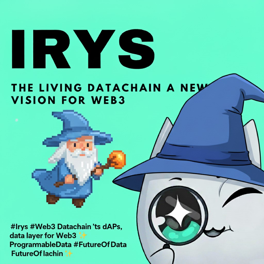 0x0wizard's tweet image. 🧙‍♂️Stop building with static data. 🧱
Irys delivers a programmable datachain—a dynamic🪄, evolving data layer for Web3.
Unlock richer dApps and new possibilities with data that does things, not just sits there.
Why settle? Go Irys. 🚀
#Irys
 #Web3 
#Datachain 
#FutureOfData