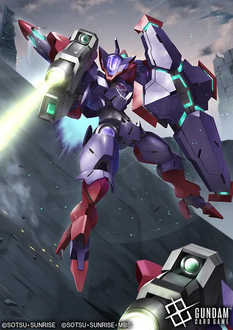 【work】ガンダムカードゲーム第一弾ブースター 「Newtype Rising[GD01]」にて『ベギルペンデ』描かせていただいております。よろしくお願いします(再掲 #ガンダムカードゲーム #GCG
