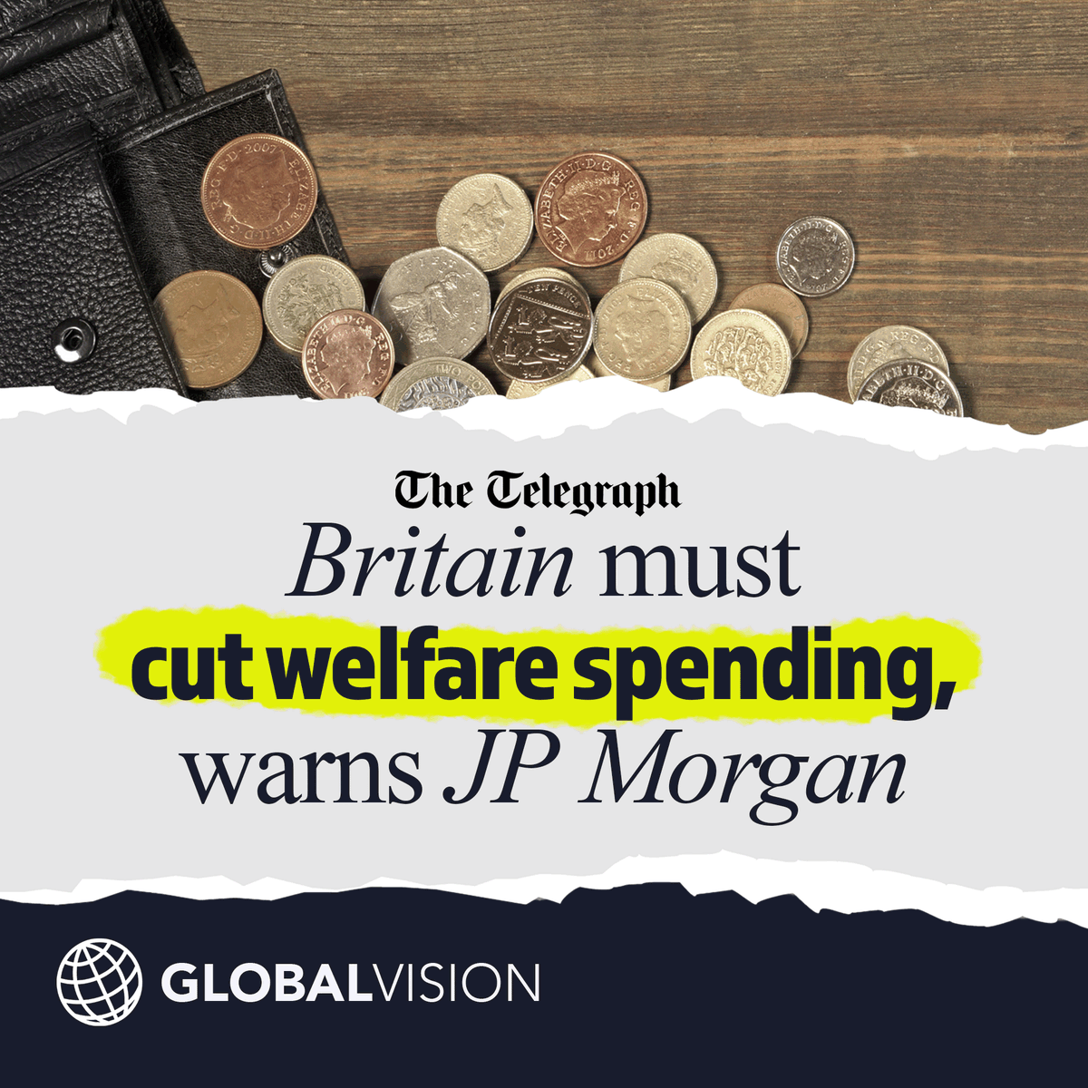 GlobalVision_UK's tweet photo. 🚨Britain must cut spending on welfare benefits or face a miserable cycle of repeated tax rises every year, the world’s largest bank has warned.

"The inability to tackle welfare spending pressures is why investors charge more to lend to the UK than rival nations." https://t.co/H7gYXte39q