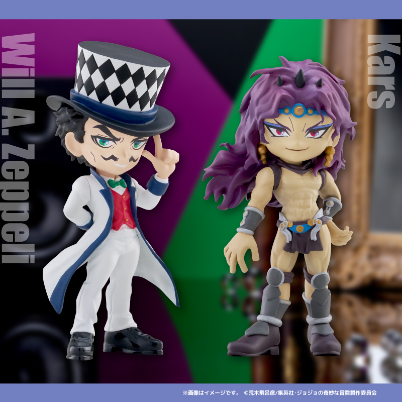 bushi_hobby_jp's tweet image. ・━・━・━・━・━・━・━・━・━・
        PalVerse　ジョジョの奇妙な冒険
　       ファントムブラッド/戦闘潮流
・━・━・━・━・━・━・━・━・━・

アニメ『#ジョジョの奇妙な冒険　ファントムブラッド/戦闘潮流』
のキャラクターたちが、手のひらサイズの
デフォルメフィギュアに！…