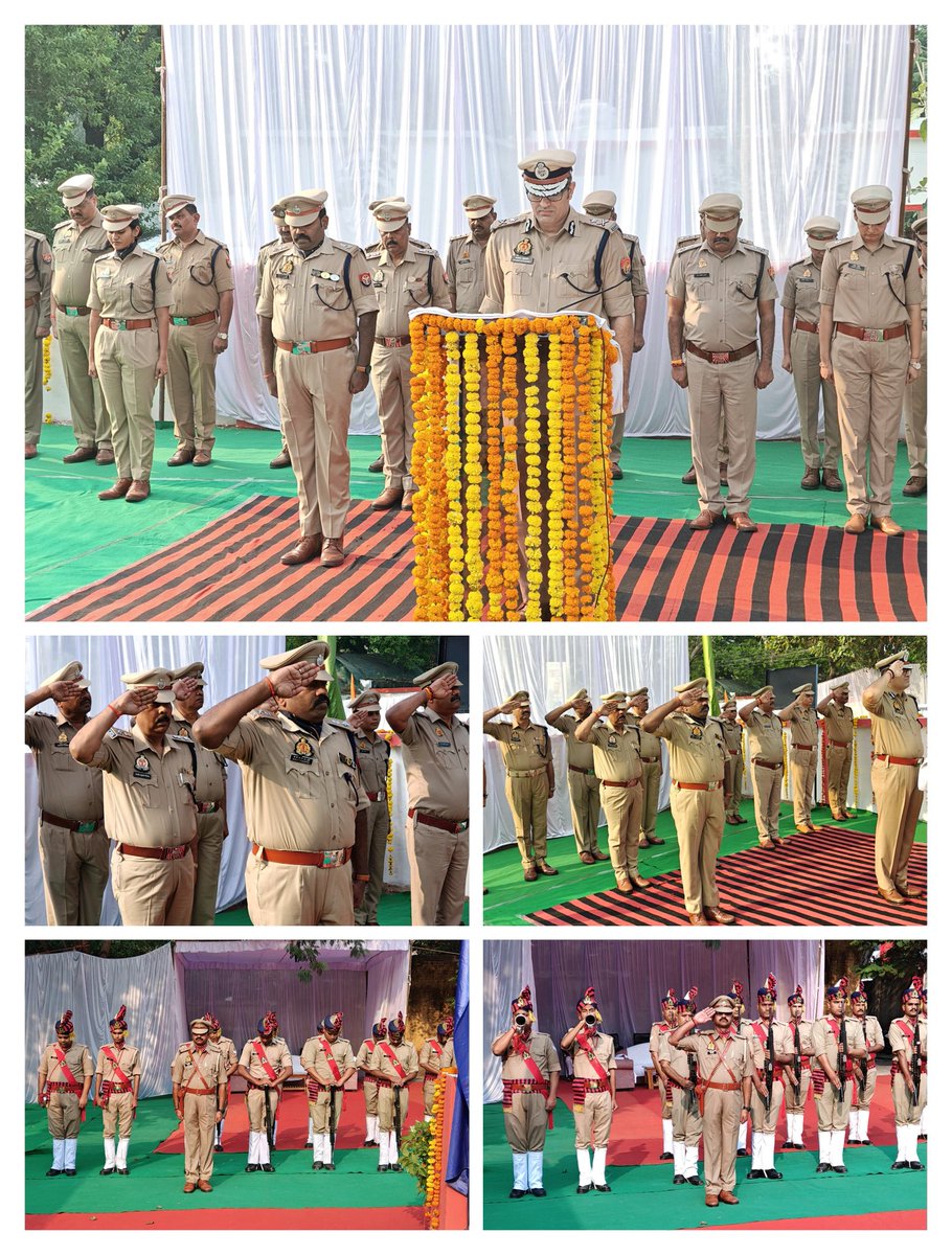 आज दिनांक 21अक्टूबर 2025 रिजर्व पुलिस लाइन झांसी में पुलिस स्मृति दिवस पर आयोजित कार्यक्रम में पुलिस उपमहानिरीक्षक महोदय झांसी अनुभाग की उपस्थिति में  सेनानायक महोदय श्री अजीत कुमार सिन्हा एवं सहायक सेनानायक महोदय डॉ कर्ण सिंह यादव पीएसी के अन्यअधि0/कर्म0 कार्यक्रम में शामिल हुए।