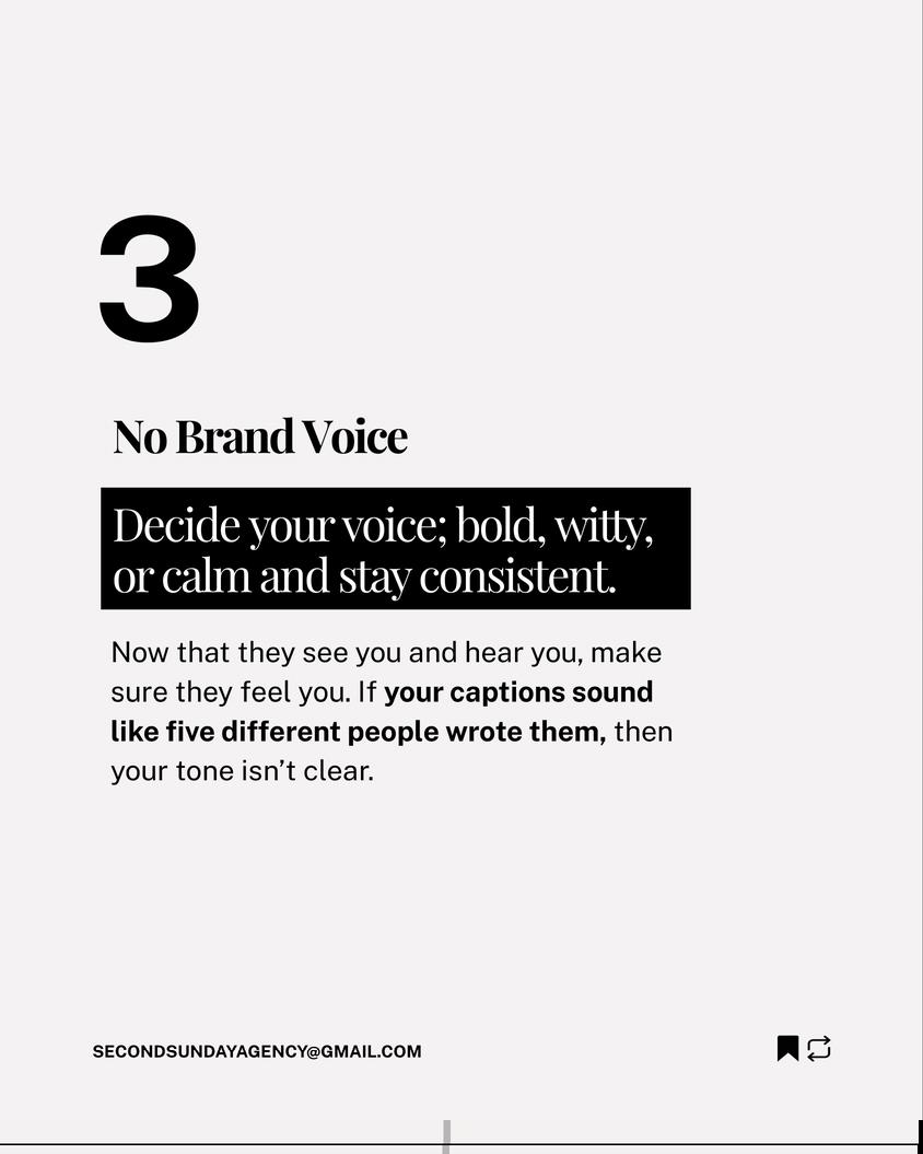secondsagency's tweet photo. Some branding mistakes are so common, and they quietly hold brands back.

It is not always about bad design or poor marketing; sometimes it is about the lack of alignment, clarity, or voice.

The kind of mistakes that make a brand forgettable, even when it has so much to offer. https://t.co/4jfooA70Wz