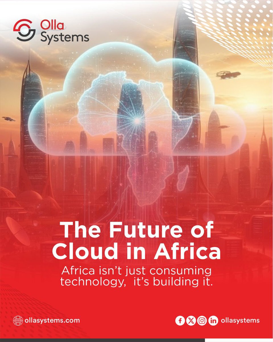 Olla_Systems's tweet photo. Countries like Nigeria , Kenya , and South Africa  africa are becoming regional cloud hubs, building hyperscale facilities and frameworks that support local innovation. https://t.co/kd1wyoAmTw