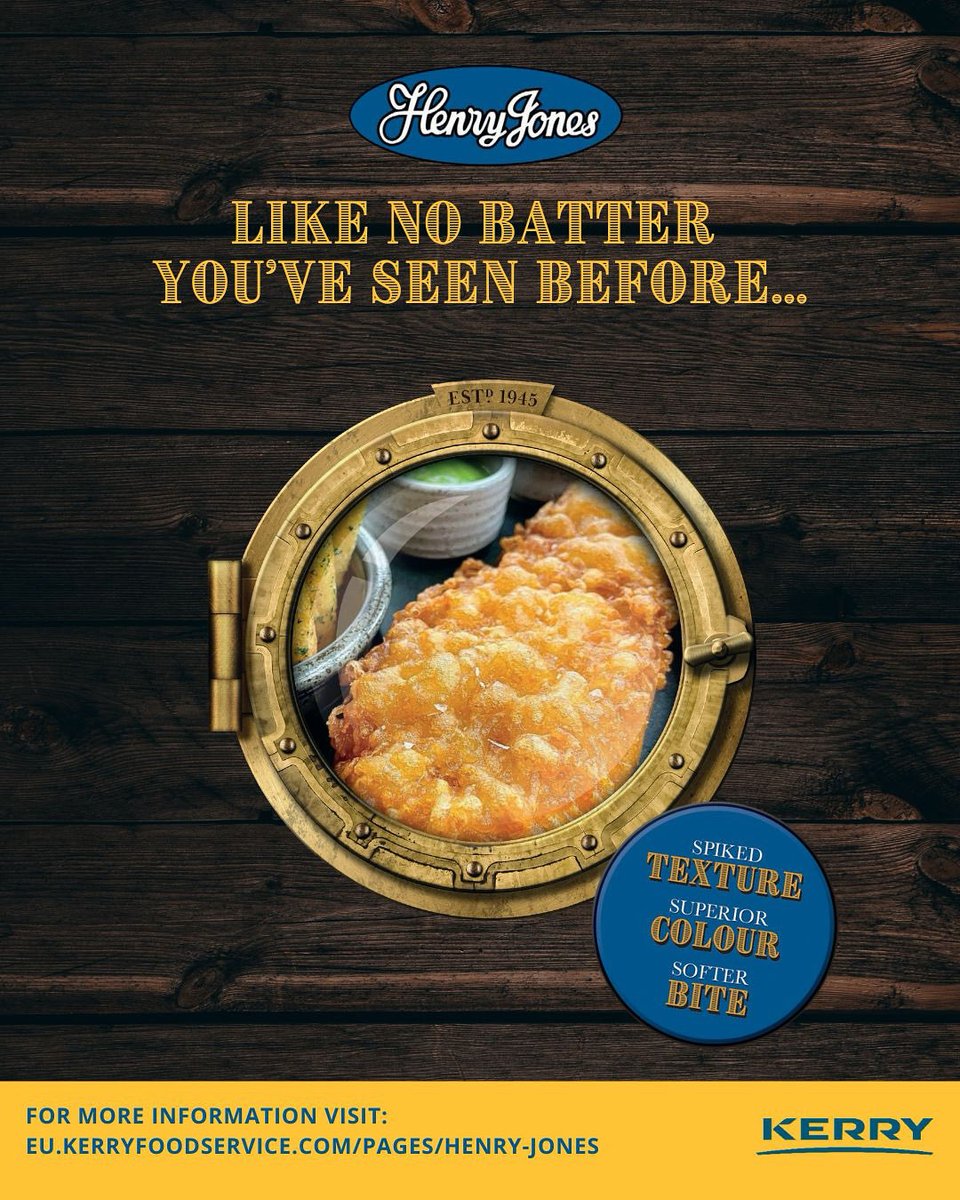 Like no batter you’ve never seen before @the_fryingsquad for more details &gt;&gt; library.myebook.com/FryMag/fry-oct…

#batter #fish #chips #friday #fishandchips #fishandchipshop #shop #henryjones #battermix