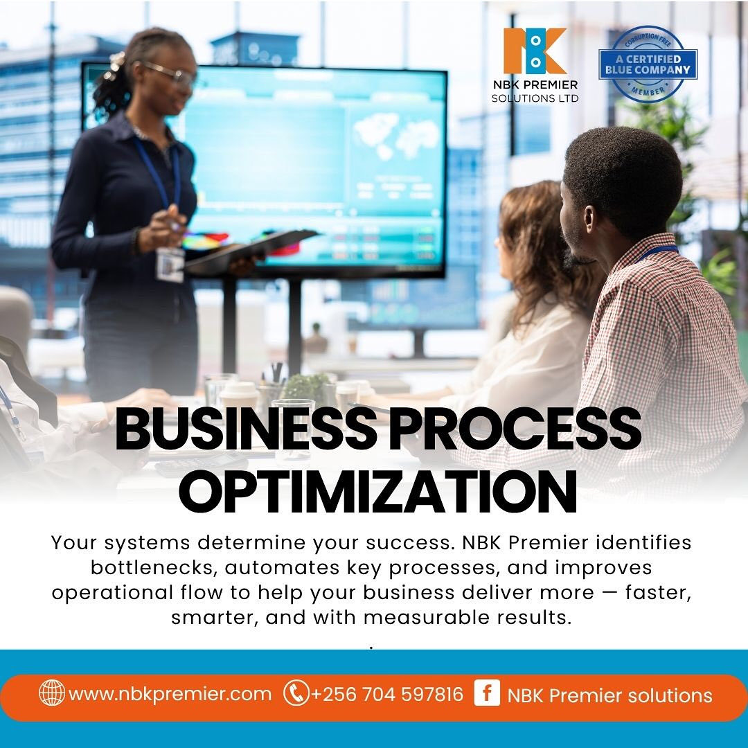 NbkSolutions's tweet image. Efficiency is the new currency. NBK Premier helps businesses streamline workflows, cut waste, and improve performance across operations.
📞 +256 704 597816
 | ✉️ nbkpremiersolutions@gmail.com
 | 🌐 nbkpremier.com

#NBKPremier #processoptimization #smartbusiness