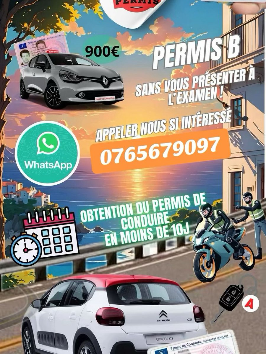 codedelaroute33's tweet image. Obtient ton code et permis sans passer d'examen #code #permis #codedelaroute #Paris #Marseille #twittssk