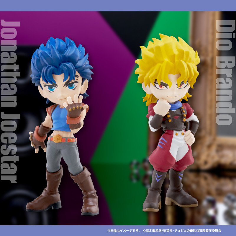 bushi_hobby_jp's tweet image. ・━・━・━・━・━・━・━・━・━・
        PalVerse　ジョジョの奇妙な冒険
　       ファントムブラッド/戦闘潮流
・━・━・━・━・━・━・━・━・━・

アニメ『#ジョジョの奇妙な冒険　ファントムブラッド/戦闘潮流』
のキャラクターたちが、手のひらサイズの
デフォルメフィギュアに！…