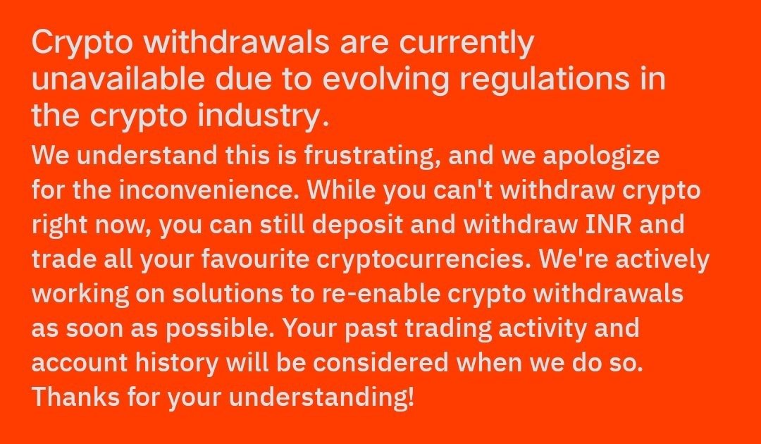 cryptoamanclub's tweet photo. #WazirX - A PONZI SCHEME EXCHANGE

You can freely deposit funds without any legal oversight, but withdrawals are currently on hold pending the outcome of ongoing legal investigations.

How can people really trust these scammers.

#Wazirx #Scam https://t.co/kpYK8j3UG2