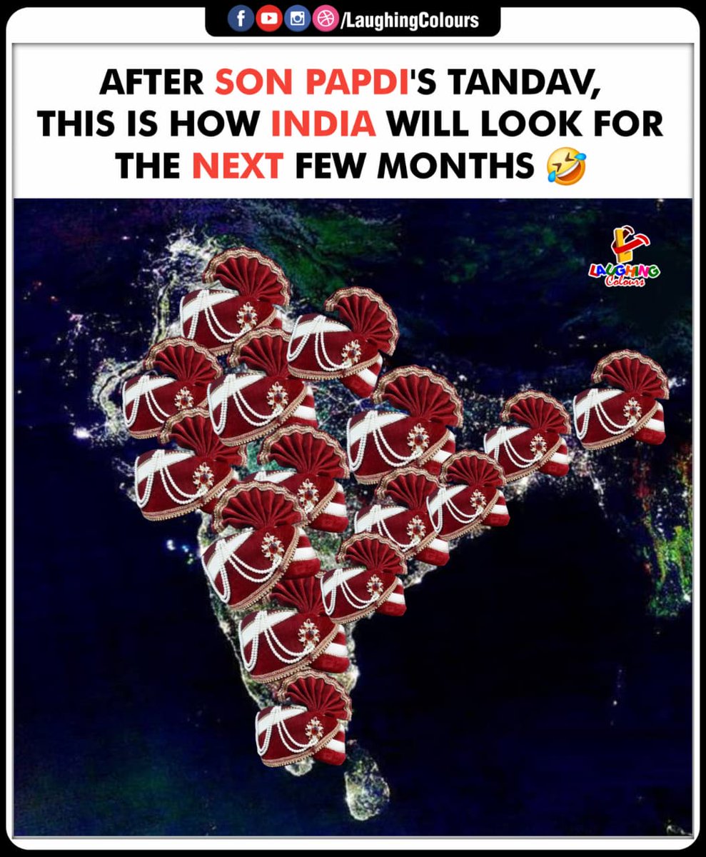 LaughingColours's tweet image. Son papdi returns again 😂🎁

#SonPapdi #DiwaliHumor #IndianFestivals #FunnyMeme #RelatableContent #LaughingColours