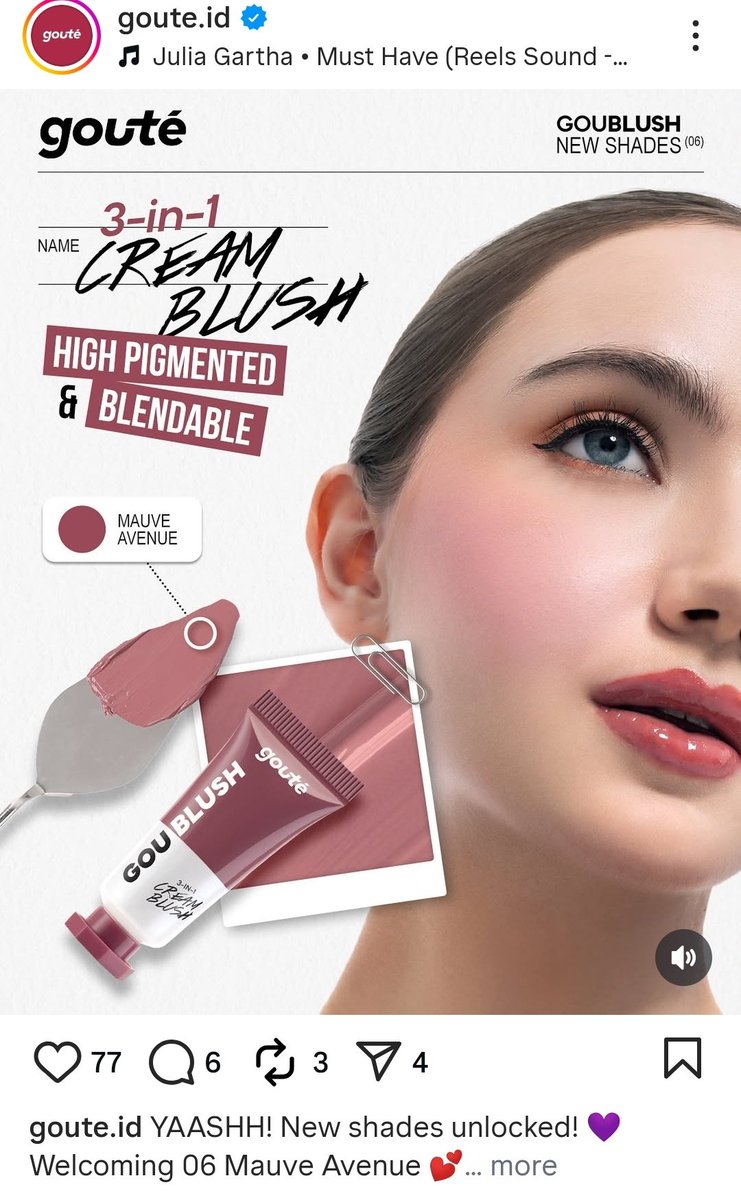 womanfeeds_id's tweet image. {mu} knapaa ini bjir brand lokal pada berbondong-bondong buat blush 😵‍💫 ayo kita jajan!!!! 

luxcrime, kula, goute, mad for makeup