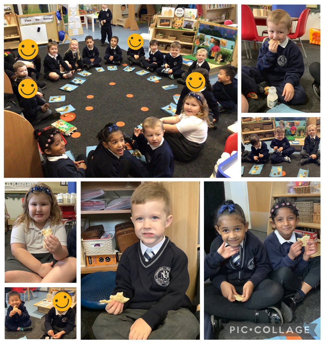 Receptionmonksd's tweet image. Tasting our way through Diwali! 😋🪔
Delicious treats and happy faces in #ClassR3 ✨ #DiwaliFeast