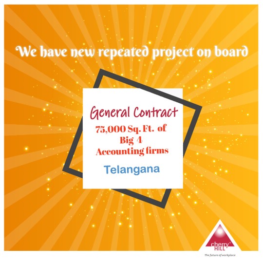 CherryHillDelhi's tweet image. We&apos;re thrilled to announce that Cherry Hill Interiors has been selected as the #GeneralContractor of one of the Big 4 Accounting Firms. We are honored to have been trusted with this project and are excited to deliver exceptional results for our esteemed client.