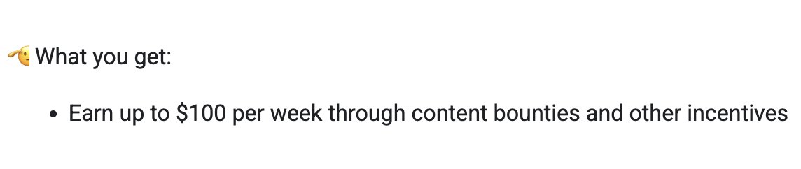 worktoearn_en's tweet image. Earn up to $100 Per Week
Only need: Content creators
Deadline: Before Sunday, 26th
👉 DM us the link to your repost of this post.