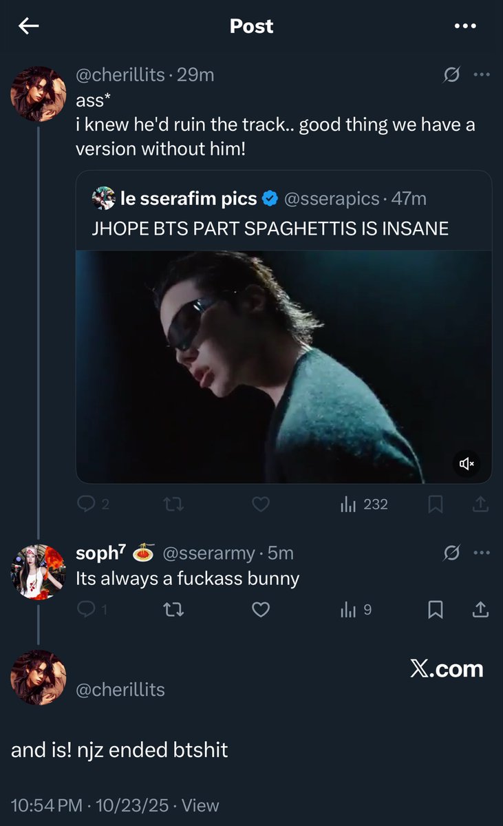 sserarmy's tweet image. Y’all they are spiraling already blocked me and shit LMAOOSNDKSBSKDJDKD