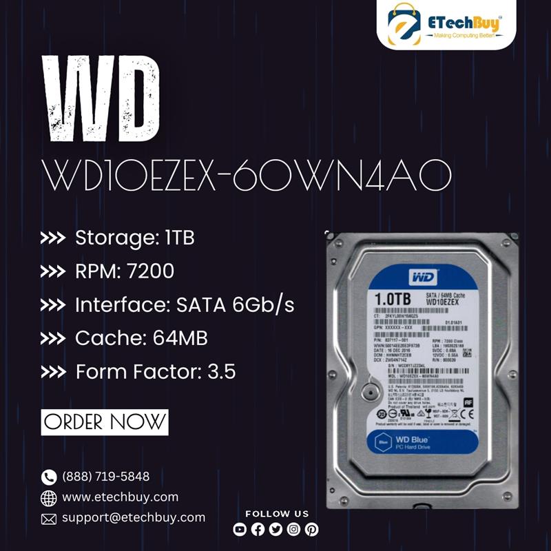 _ETechBuy's tweet image. 💾 Speed + Reliability = WD Blue 💙
The WD Blue 1TB 7200RPM HDD delivers dependable performance for your desktop or workstation.
⚙️ 7200RPM | 64MB Cache | SATA 6Gb/s
Shop now 👉 etechbuy.com/wd10ezex-60wn4…

#WDBlue #WesternDigital #PCStorage #eTechBuy #TechUpgrade #DesktopDrive