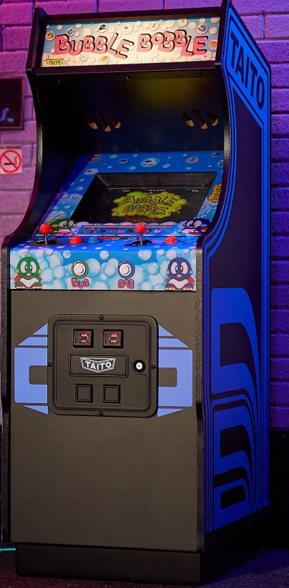 I put a crazy amount of 10p coins in to Bubble bobble as a kid and it's still just as fun to play now as it was in 1986!