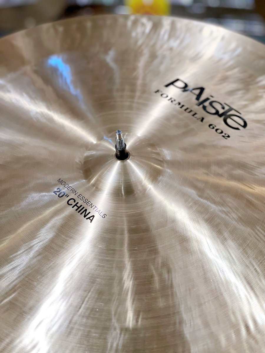 drumstation_sby's tweet photo. 【Paiste / CEO(Erik Paiste) Private Stock Prototype】
Formula 602 Modern Essentialsカタログ外シンバル遂に入荷！
「PROTOTYPE」の表記が眩しい⚡

ただいま検品中となりますが、
16"Hihatsについては既に売約済となりました！
残り2モデルです！

China 20"　￥169,950-
Ride 21"　￥186,450- https://t.co/2qaouJ1xdU