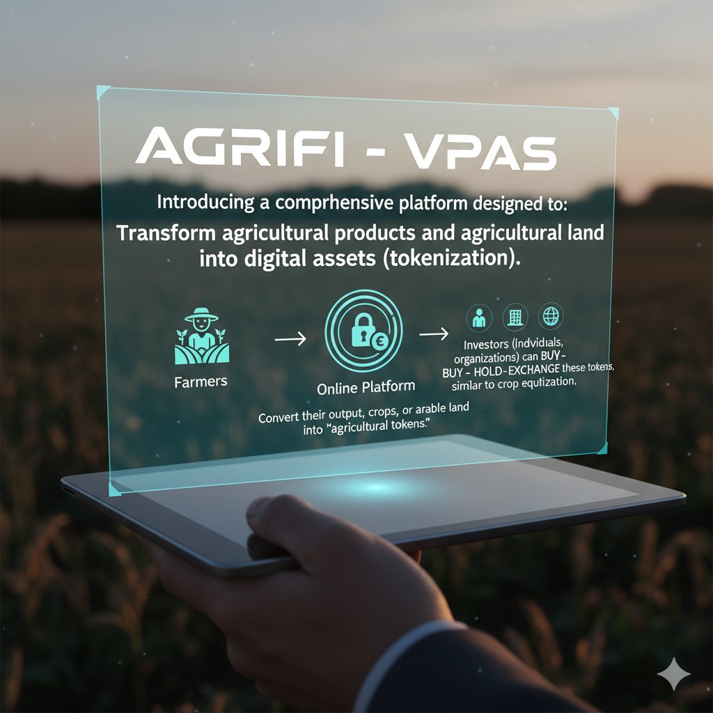 lynel0301's tweet image. AGRIFI - VPAs combines agricultural expertise with blockchain innovation, helping farmers tokenize their resources while providing investors with a reliable, traceable, and green investment channel. #AgriFuture #BlockchainAssets #AGRIFIPlatform #SmartFarming…