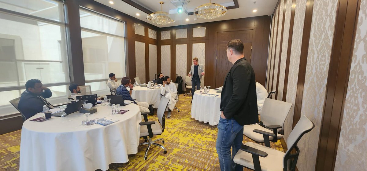HSE_Review's tweet image. Day 2 of the SafeStart Trainer Certification – Level 1 Course in Riyadh wrapped up with hands-on sessions, group activities, and powerful insights on applying SafeStart principles in real workplaces. A strong finish to two days of learning and collaboration!

#SafeStart #HSE