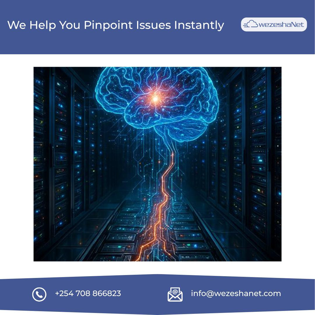 WezeshaNet's tweet photo. Still scrolling through logs to find issues? That’s old-school.
With https://t.co/JNO5ayW8wi:
✅ Instant pinpointing
🌍 Multilingual support
🧠 Smart fix suggestions Faster insights. Smarter decisions. #NetWatchAI #AIOps #CyberSecurity #ITMonitoring #AI https://t.co/PlJWFkSDrB