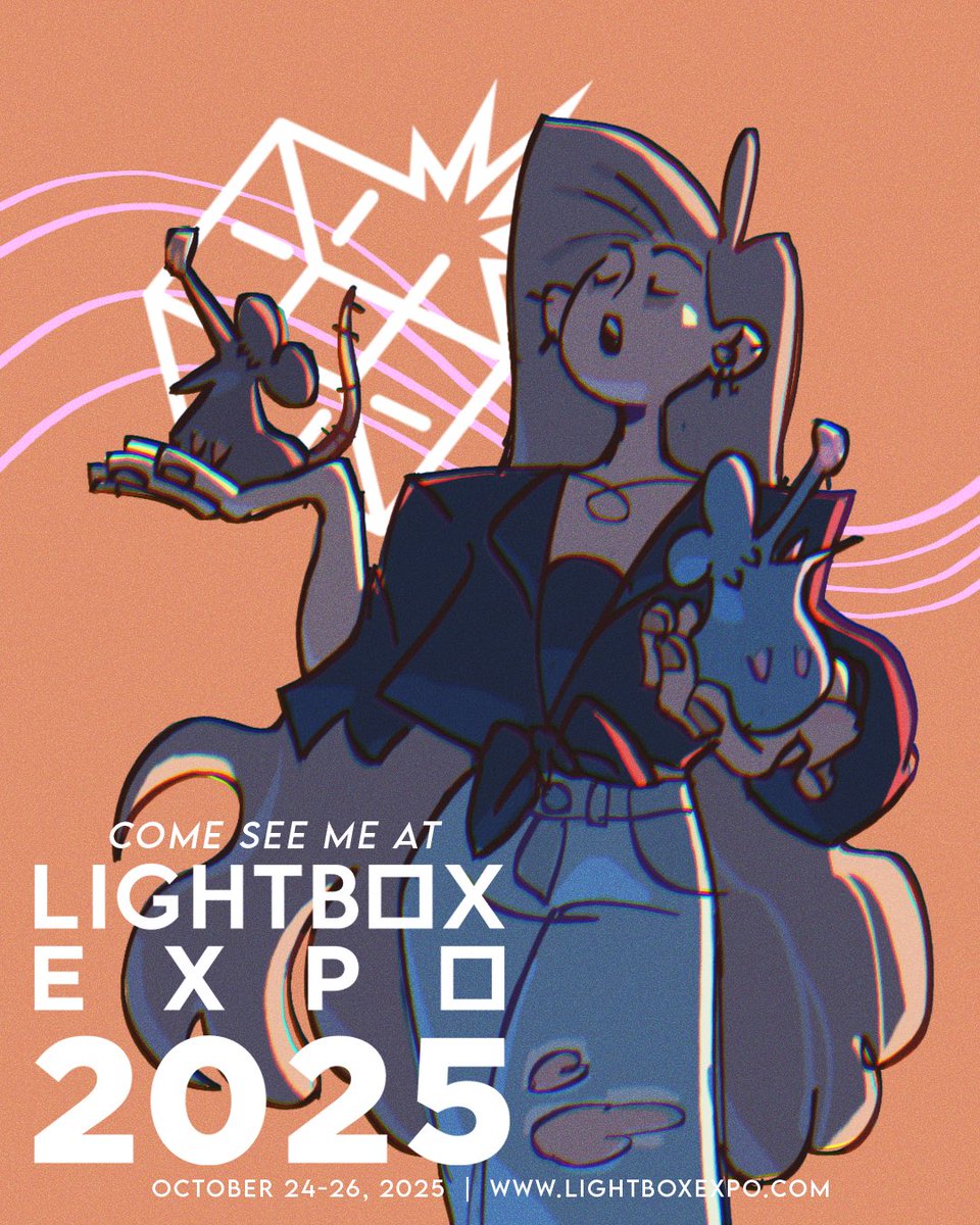Hey! I’m gonna hanging out at LightBox for the next 3 days — come say hi and maybe snag a bat sticker! Or, even better, come to the table 736 and grab some of my rat stickers from <a href="/_SWEET_ROLL_/">Sonya // SweetRollStolen</a> !
(and also grab her knights) 
(they are pretty neat)

#lbx2025 #lightboxexpo2025