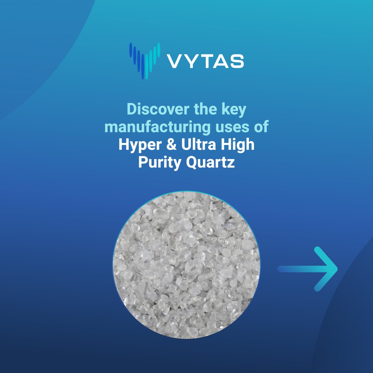 Vytasltd's tweet photo. Hyper &amp; Ultra High Purity materials play a vital role in enabling the #renewable economy.

#Vytas is Australia’s First Hyper &amp; Ultra High Purity Quartz Producer, targeting 25,000tpa at maiden nameplate capacity and growing.

Discover more: https://t.co/7Wi421fgjn

#UHPQ #Solar https://t.co/fOBua7pzt3
