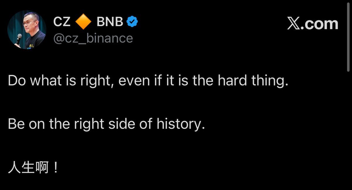 d_e_gX's tweet image. Looks like Cz really likes this word 

0x8e6e6e32778dc6cbc5a2d267acea23c99f584444