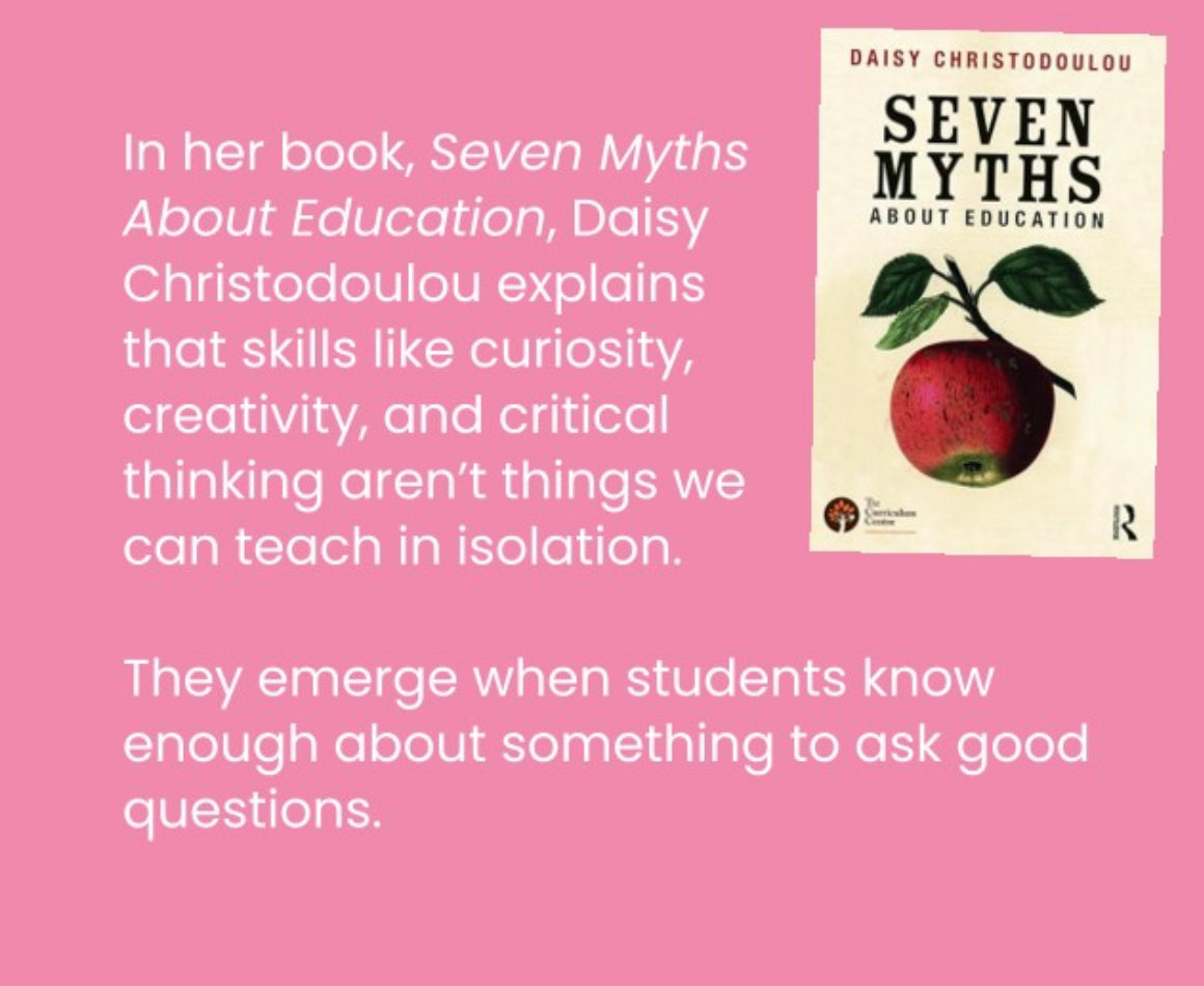 Watching the explicit teaching diehards tie themselves up in knots on LinkedIn 🤭

They’re now saying curiosity can’t happen without “knowledge first”. 

Let’s flip it. How about we say zero learning goes on WITHOUT curiosity &amp; *reject* these ridiculous pedagogical rules 🙄