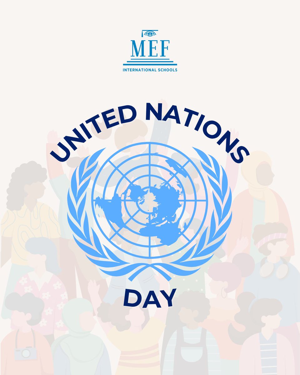Peace, human rights, equality, and solidarity… A day to come together to make the world a fairer place.

Happy United Nations Day.

#MEFInternationalSchools