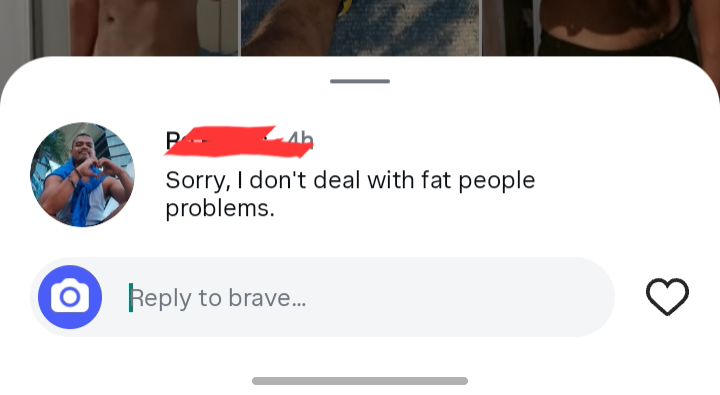 Christop_val's tweet photo. "...I don't deal with fat people problems."

SANA ALL HUGIS BIGAS AT BALINGKINITAN. https://t.co/QHgYgSOM4f