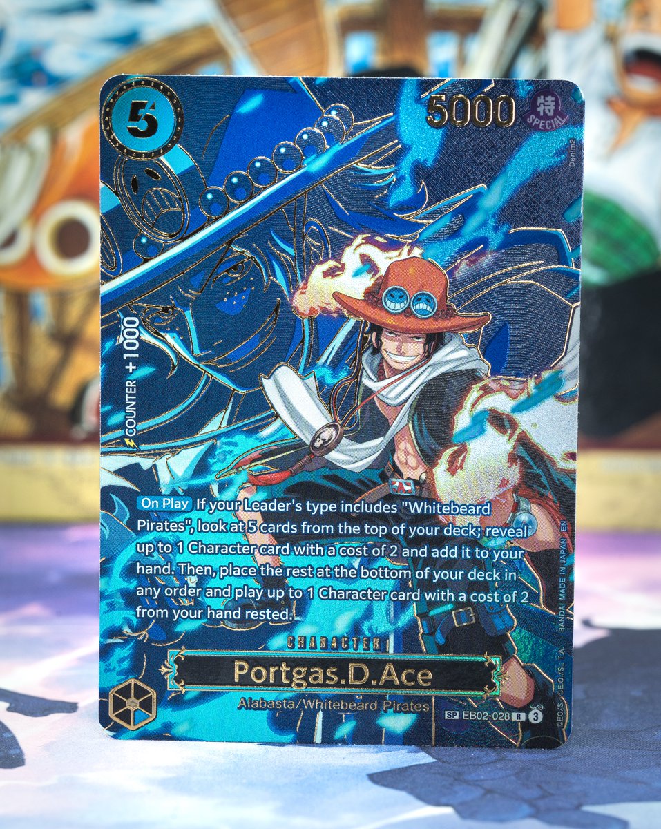 エース　SP EB02-028 サボ　SP OP07-118 2枚セット Portgas.D.Ace - EB02-028 (SP) - Carrying On His Will - One Piece