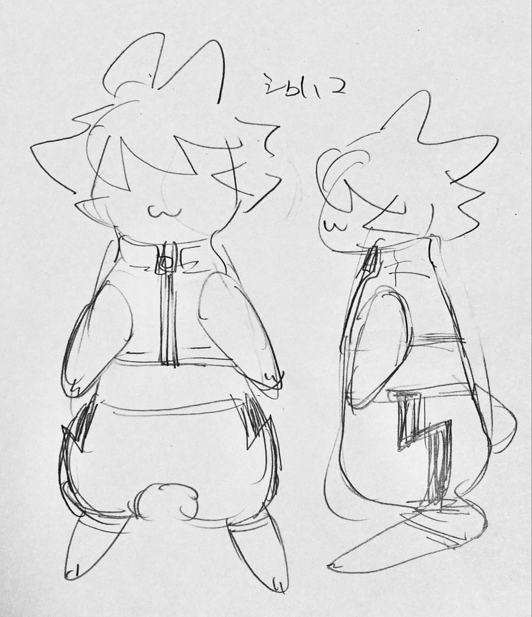 シロハコの服です。
最近は上しか来てませんが💦
#ケモノクニ 