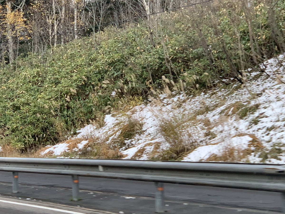 北国からこんにちは　中山峠は雪です