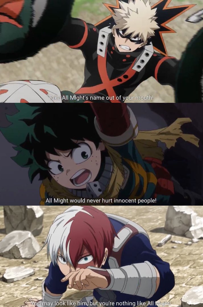 miodriya's tweet image. they dont play about all might