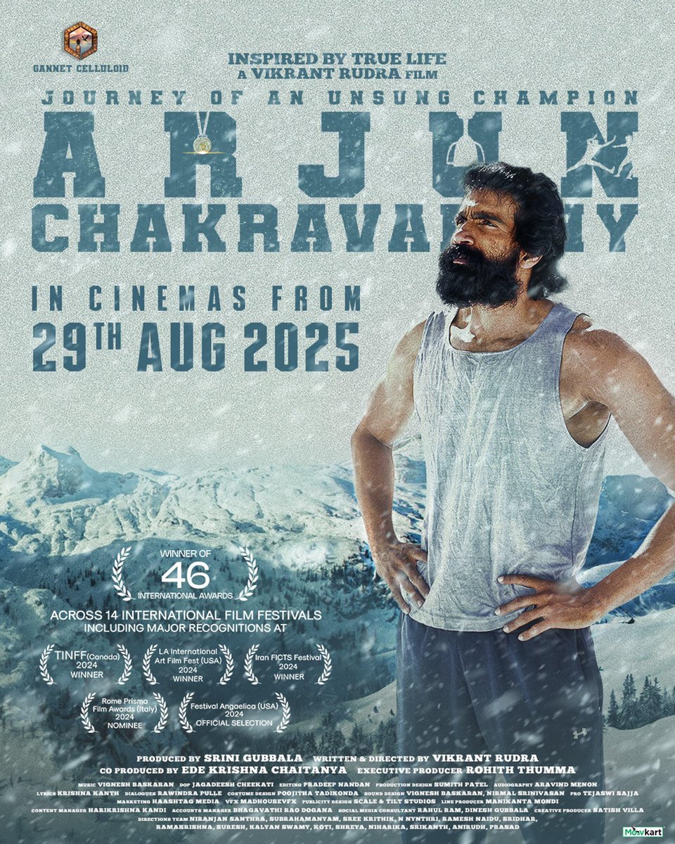 Telugu film #ArjunChakravarthy (2025) by <a href="/vikrantrudra7/">Vikrant Rudra</a>, ft. <a href="/vijayaramaraju_/">Vijaya Rama Raju</a> #SijaaRose #Ajay #AjauGhosh <a href="/daya4feb/">K DAYANANDA REDDY</a> @harshroshan7 &amp; <a href="/krishnacha74285/">krishna chaitanya</a>, now streaming on <a href="/PrimeVideoIN/">prime video IN</a>.

<a href="/GubbalaRao/">Srini Gubbala</a> <a href="/vickeyv91/">vickey</a> #SujithSreedhar <a href="/Durgesh_lkl/">Durgesh</a> <a href="/DopJagadeeshCh/">Jagadeesh Cheekati</a> @Pradeepnandan_j