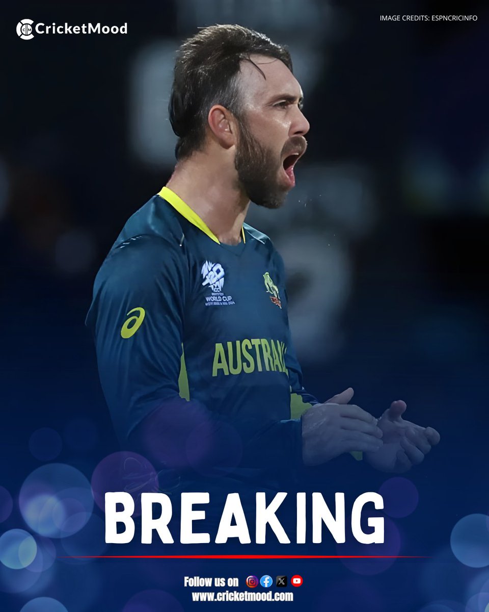 cricketmoodcom's tweet image. 🚨 BREAKING 🚨

Glenn Maxwell returns to the Aussie T20I squad for the India series! 💥
He’s all set to feature in the 3rd, 4th, and 5th T20Is after recovering from injury. 🇦🇺🔥
#AUSvIND #T20Is #MaxwellMagic #CricketUpdates #TeamAustralia #CricketMoodOfficial
@ICC @BCCI @Gmaxi_32