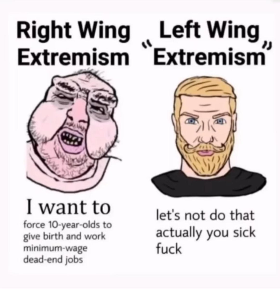 Left wing Extremism is giving everyone basic human rights