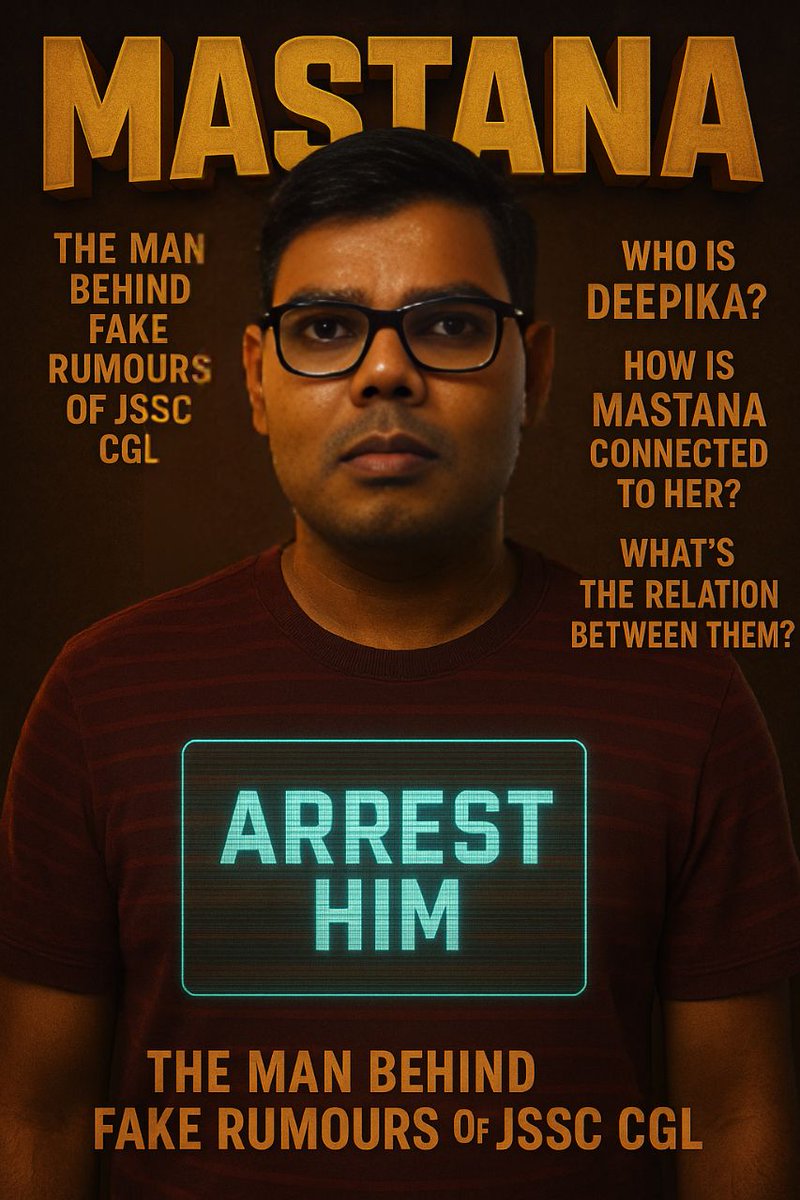 झारखंड के युवा के उज्वल भविष्य हेतु झारखंड के युवा मुख्यमंत्री से अनरोध है कि संतोष कुमार मस्ताना की गिरफ्तारी कर एक example सेट किया जाए कि जो भी छात्र के भविष्य के साथ खेलेगा उससे सजा मिलेगी।
<a href="/1618_chandan/">THE CHANDAN RAI</a> <a href="/Raos_009/">Rao shab</a> <a href="/dgpjh/">DGP Jharkhand</a> <a href="/HemantSorenJMM/">Hemant Soren</a> <a href="/JMMKalpanaSoren/">Kalpana Murmu Soren</a> <a href="/The_Aarav_Mehta/">The Aarav Mehta</a>